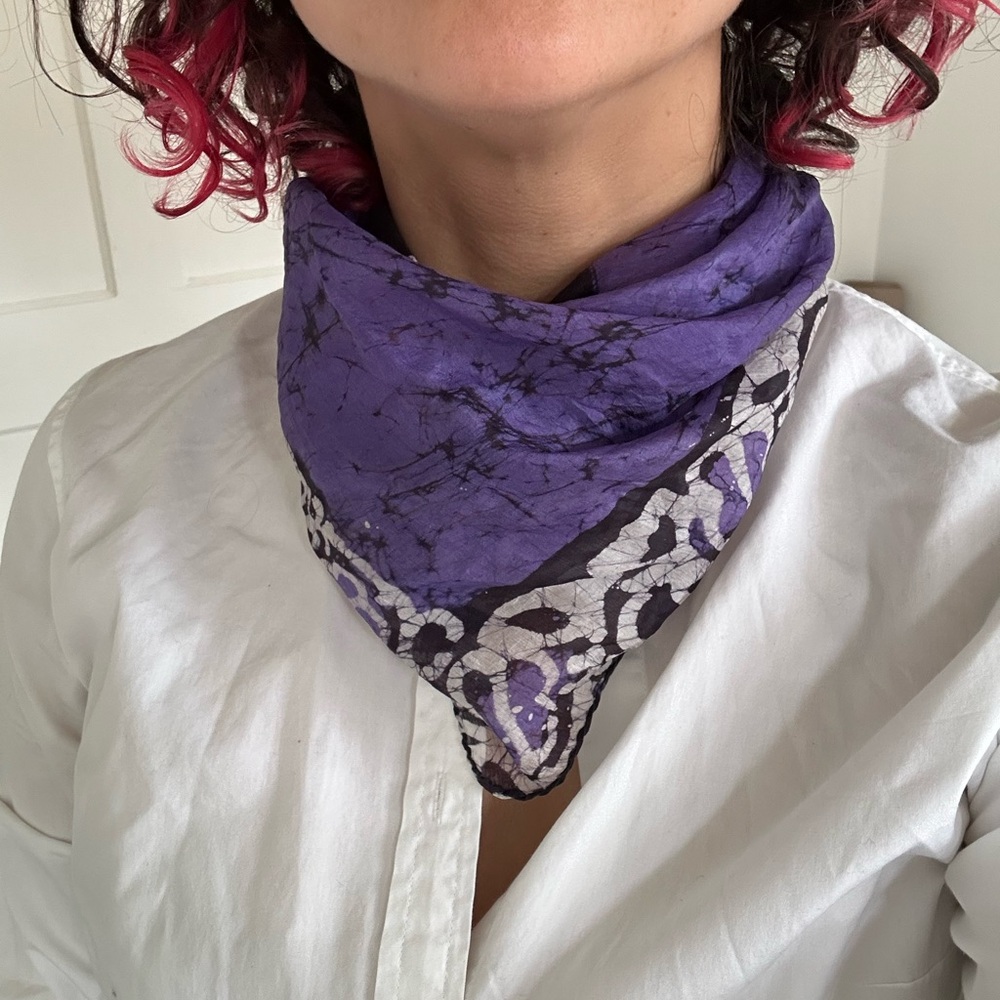 Chic Purple Women's Scarf